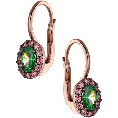 Zlaton náušnice růžové zlato 001182305242