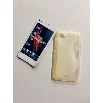 S Case pouzdro Sony Xperia L/C210X S36H clear / mléčné