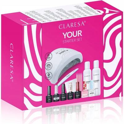Claresa startovací sada pro hybridní lak s UV LED lampou
