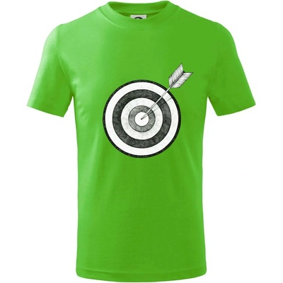 Terč na lukostreľbu tričko detské Apple Green