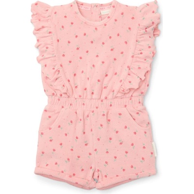 Little dutch LITTLE DUTCH Overal letní Sunny Flowers Blush Pink