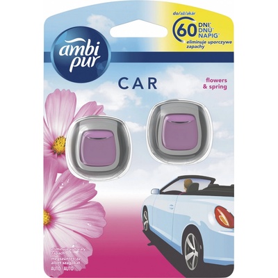 Ambi Pur Car Flowers & Spring 2x2ml