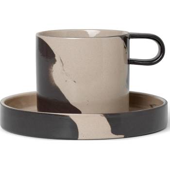 ferm LIVING Чаша халба Inlay с чинийка 200 мл (1104263870)