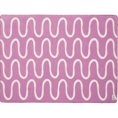 noo.ma Béžovo-fialový pléd Swirl 200x150