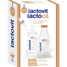 Lactovit Lactooil telové mlieko 400 ml + sprchový gél 500 ml, kozmetická sada