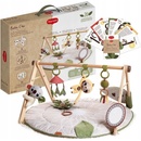 Tiny Love Boho Chic hracia deka s drevenou hrazdou