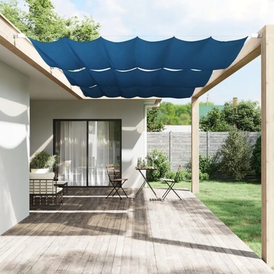 zahrada-XL Vertikální markýza modrá 250 x 270 cm oxfordská látka