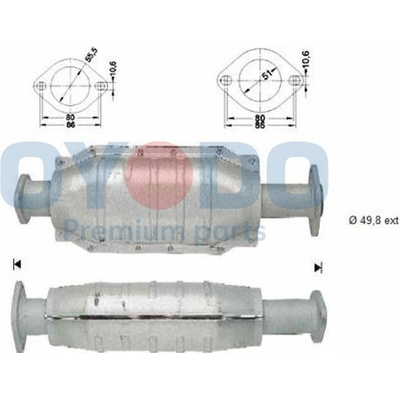 Katalyzátor Oyodo 10N0136-OYO