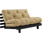 Karup Design Сгъваем диван в цвят горчица 140 cm Roots Black Night - Karup Design (123402758140)