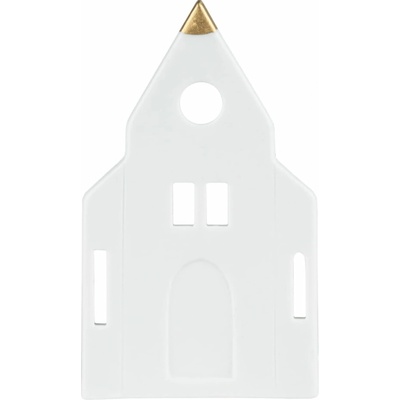 räder Porcelánový svícen Little Church, bílá barva, porcelán