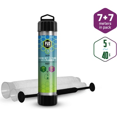 DELPHIN Punčocha PVA n´tastic SET 2v1 7 m+7 m 25 mm + 35 mm Rychle rozpustná