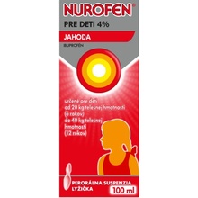 Nurofen pre deti 4% jahoda sus.por.1 x 100 ml/4,0 g