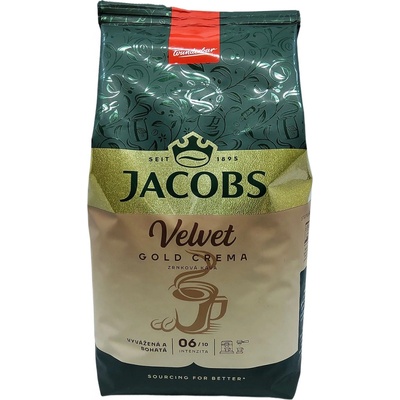 Jacobs Velvet Gold Crema káva 1 kg