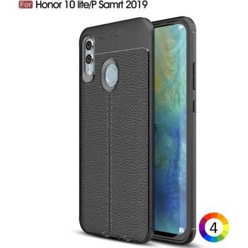 Huawei Honor 10 Lite / Huawei P Smart (2019) Удароустойчив Litchi Skin Калъф и Протектор