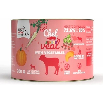 Syta Micha Chef Junior Veal with vegetables Mono 200 g