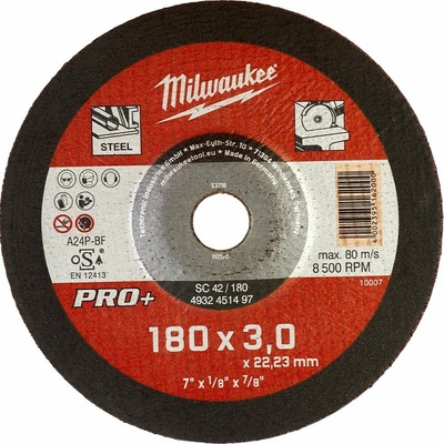 Milwaukee Rezný kotúč 180 x 3 mm 4932451497