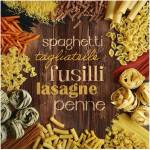 Styler Картина върху стъкло 30x30 cm Pasta - Styler (GL-18372)