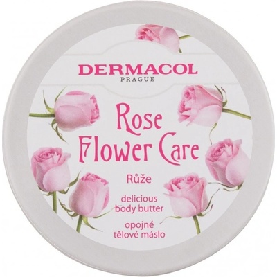 Dermacol Flower Care delicious body butter Rose tělové máslo růže 75 ml