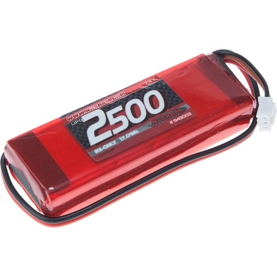 NOSRAM XTEC LiPo RX-sada 2/3A v řadě 2500mAh RX-7.4V a vysílač FUTABA 7PX