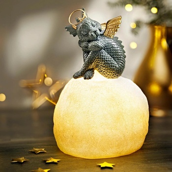 Weltbild Drak Kalani so snehovou guľou LED