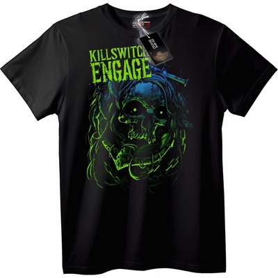 NOONEBRAND Тениска KILLSWITCH ENGAGE с череп - L, White