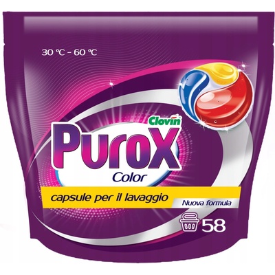 Purox TriCaps Color kapsuly na pranie 58 PD