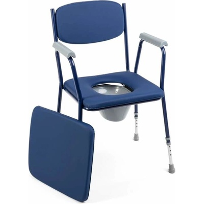 Timago Toaletné kreslo statické BLUE TIM