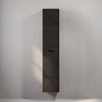 Bath Deluxe Шкаф за баня gribskov 175 см, кафяв/дъб (bt0215)