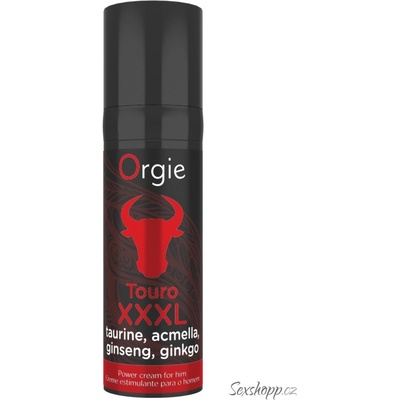 Orgie Touro XXXL Stimulační krém pro lepší erekci 15 ml