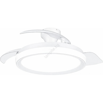 Philips - димируемо LED таванно осветително тяло с вентилатор BLISS LED/35W/230V бяло + дистанционно управление (P7323)