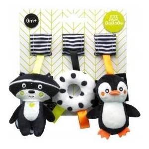TM Toys Plush Pendants Raccoon Penguin Tire GaGaGu