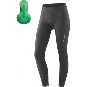 Gonso Дамски дълъг панталон за колоездене Gonso Women's Sitivo Tight Cycling bottoms - Black / Sitivo Green - размер 38 (EU) (155-0924-0113)