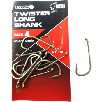 Kevin Nash Twister Long Shank Micro Barbed vel.5 10 ks