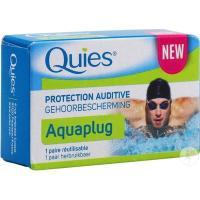 Quies Aquaplug Silikonové špunty do vody 1 pár