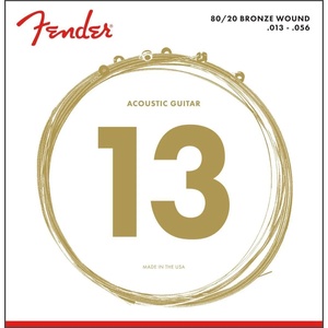 Fender 80/20 Bronze 70M 13-56 Струни за акустична китара (0730070408)