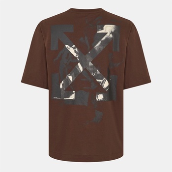 Off White Тениска Off White Men's Arrow Skate T-Shirt - Choc/Crème