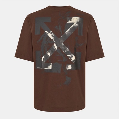 Off White Тениска Off White Men's Arrow Skate T-Shirt - Choc/Crème