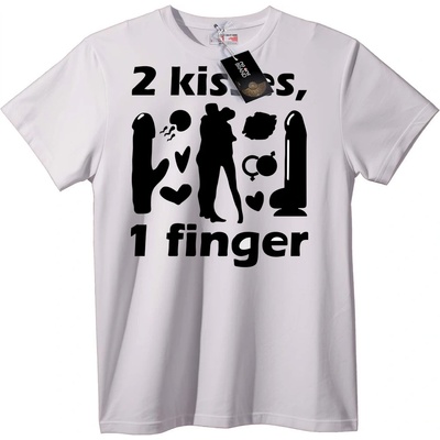 2 поцелуя, 1 пръст - XS, Black