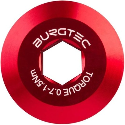Burgtec Болт за курбел BURGTEC Shimano Hollowtech II - Race червен