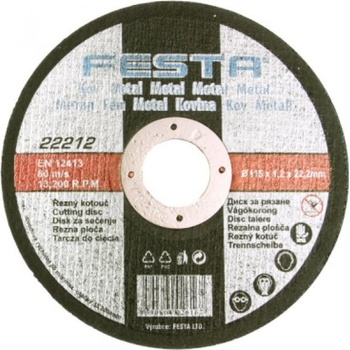 Festa 150 x 2,5 x 22,2 Kotouč na kov řezný síla 2,5