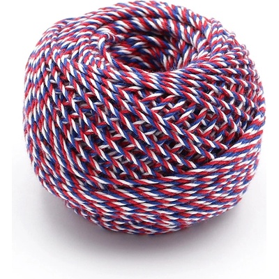 Notárska niť, slovenská trikolóra, 100 % bavlna, 40g