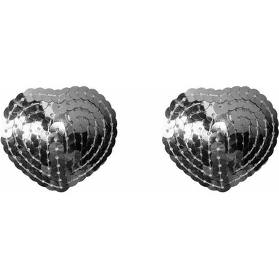 Lola Games Pasties Burlesque Rand Silver - lepítka na bradavky stříbrná Stř