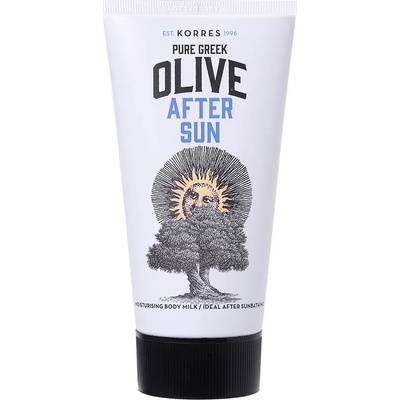 KORRES Овлажняващо мляко за тяло след слънце с маслина , Korres Pure Greek Olive After Sun Moisturising Body Milk 150ml