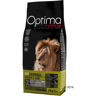 Optima nova Cat Adult Hairball 8 kg