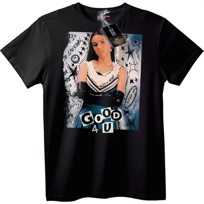 NOONEBRAND Тениска Добра Музика - XL, Black
