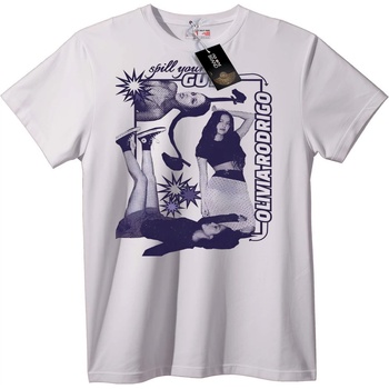 NOONEBRAND Тениска Olivia Rodrigo музика - 2XL, White