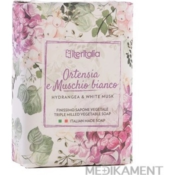 Moje Iteritalia Ortensia e Muschio bianco italské toaletní mýdlo 125 g