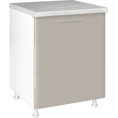 Matis Кухненски шкаф долен с една врата in mdf d60 1v кашмир гланц