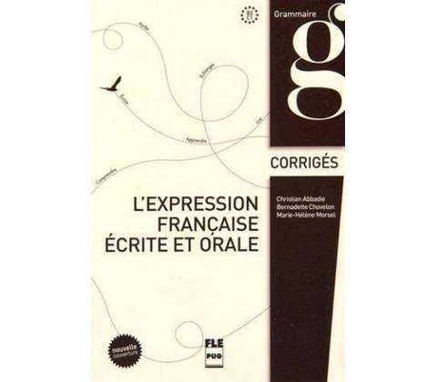 l'expression franc.ecrite orale (corrige)