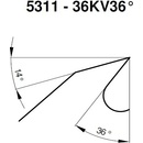Pilana pilový kotouč na dřevo 500x3,0x30 5311 36KV36°